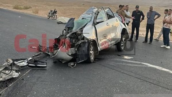 حادث تصادم سيارتين