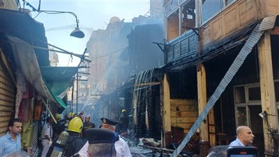 وفاة سيدة وإصابة 4 آخرين في حريق 4 بيوت خشبية بشارع الحميدي ببورسعيد