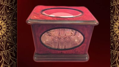 متحف ركن فاروق يعرض صندوقا ملكيا فريدا يضم حاملًا من النحاس المذهب