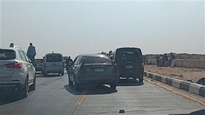 إصابة 8 طلاب في حادث انقلاب ميكروباص قرب الكوبري الأزرق بكفر الشيخ