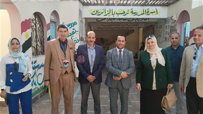 جولة لمدير الإدارة المركزية لشئون المعلمين بمدارس طامية بالفيوم | صور