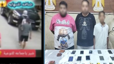 القبض على المتهمين بالسير خلف فتاة وسرقة هاتفها بأسلوب المغافلة في عين شمس