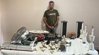 لم يراع حرمته.. القبض على متهم بسرقة مراوح وسماعات مسجد بالإسماعيلية
