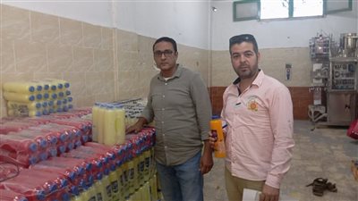 تموين الإسكندرية تضبط 5000 لتر عصير داخل مصنع غير مرخص