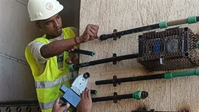 حملات مكثفة بالعبور الجديدة لوقف التوصيلات غير القانونية للمياه.. وتحذيرات بإجراءات رادعة