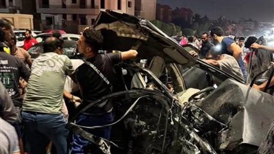 ننشر صور ضحايا حادث تصادم عدد من السيارات بمحور جمال عبد الناصر في التجمع