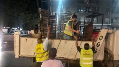 حملة موسعة لإزالة الإشغالات في حي الدقي بتوجيهات محافظ الجيزة | صور