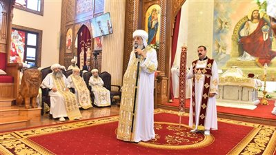 البابا تواضروس الثاني يدشن كاتدرائية مارمرقس بالدير المحرق بالقوصية ضمن زيارته الرعوية لإيبارشيات محافظة أسيوط 