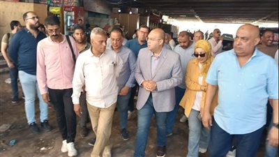 نائب محافظ الجيزة يتابع أعمال التطوير بطريق الحفرية الرابط بين محور كمال عامر بالمنيرة وأوسيم