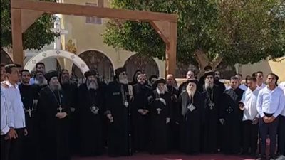 البابا تواضروس الثاني يزور معهد القديس ديديموس للمرتلين في أسيوط 