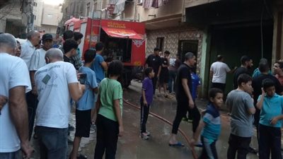 ننشر 5 صور ترصد آثار حريق عقار في شبرا الخيمة | صور