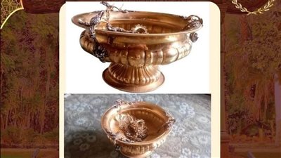 مبخرة ذهبية نادرة مرصعة بالألماس.. أيقونة نفيسة من روائع قصر المنيل