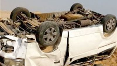 مصرع 3 أشخاص في انقلاب ملاكي على طريق مصر إسكندرية الصحراوي