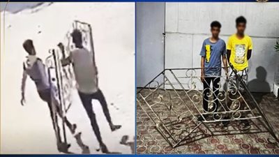 القبض على عاطلين سرقا حديد سلم أحد المنازل بالشرقية 