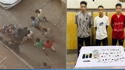 القبض على المتهمين بترويج المواد المخدرة في أحد شوارع الفيوم