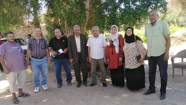 وفد مركز البحوث لتنمية