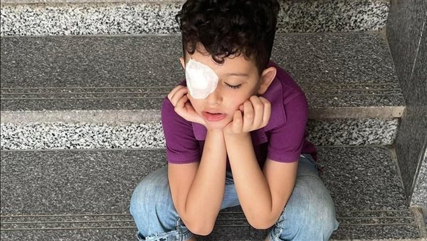 الصغير المصاب 