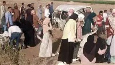 مصرع طالب وإصابة 5 آخرين في حادث تصادم بسوهاج