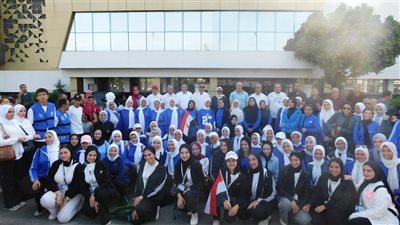 بالأعلام والأناشيد الوطنية.. 1000 شاب وفتاة بالقليوبية يحتفلون بذكرى نصر أكتوبر