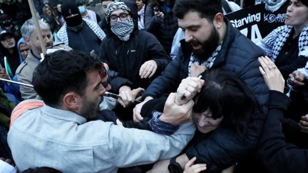 خلال المظاهرات الداعمة