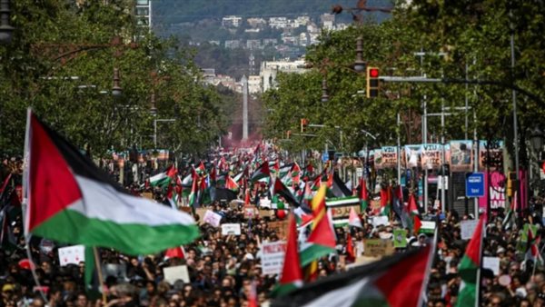 مظاهرات لدعم غزة
