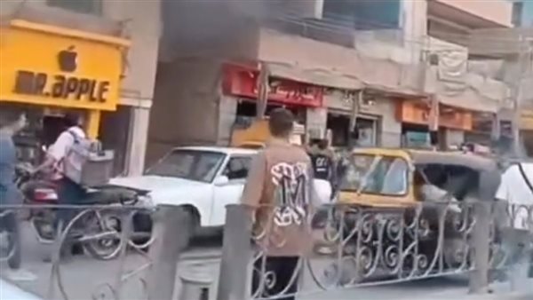 جانب من موقع الحريق