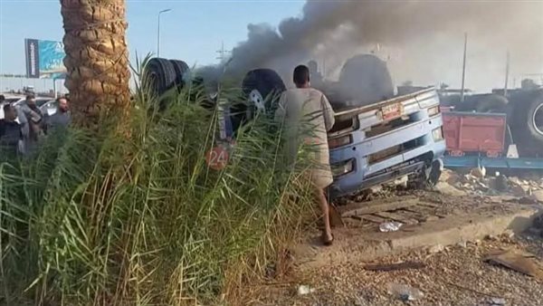 جانب من الحادث 