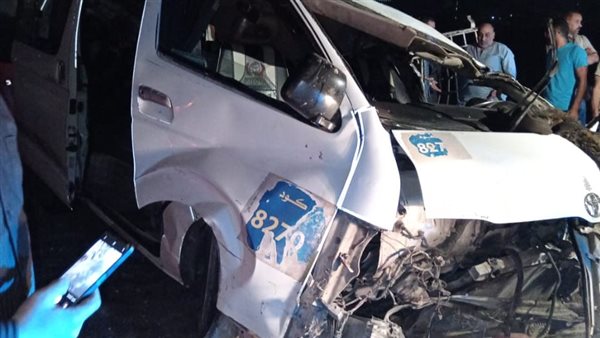 تصادم ميكروباص -