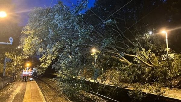 تأثير العاصفة إيمي