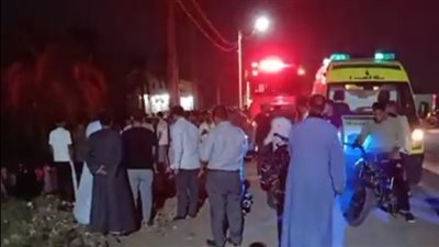 مصرع وإصابة 3 أشخاص في انقلاب سيارة ملاكي على طريق أسيوط الزراعي