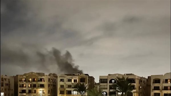 جانب من الحريق