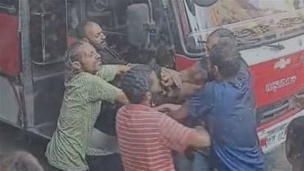 جانب من المشاجرة