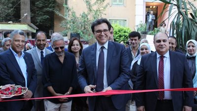  وزير الثقافة يفتتح معرض الزمالك الأول للكتاب ويوجّه بخصم 50% لطلاب المدارس والجامعات