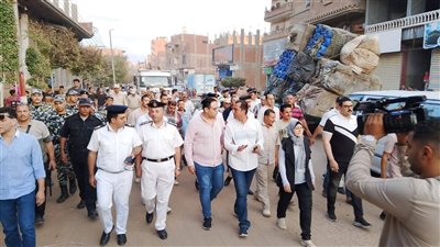 حملة مكبرة لرفع الإشغالات بمنوف وبرهيم بالمنوفية.. 40 محضرًا و149 إزالة فورية و130 حالة ضبط