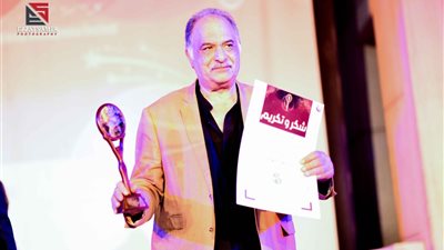 لقطات من تكريم رياض الخولي بالدورة الثامنة للقاهرة الدولي للمونودراما