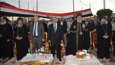 تزامنا مع ذكرى نصر أكتوبر.. محافظ أسيوط والبابا تواضروس يضعان حجر الأساس لمدرسة سانت ماري الدولية