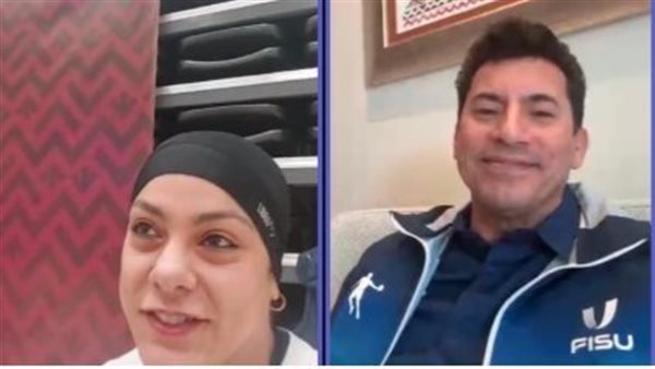 وزير الرياضة وسارة