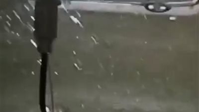 سقوط أمطار على عدة مناطق بالإسكندرية 