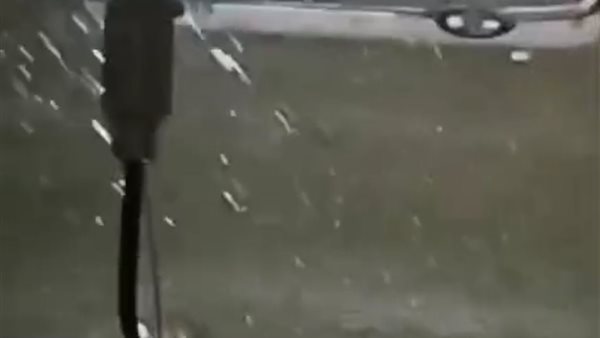 سقوط أمطار في اسكندرية