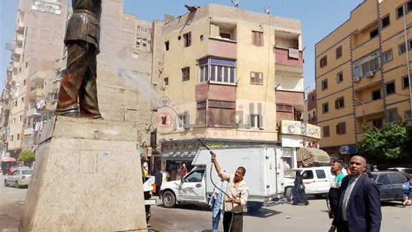 رفع كفاءة تمثال الشهيد