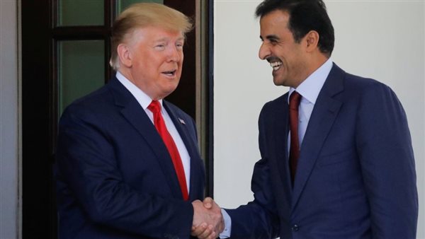 تميم بن حمد - ترامب