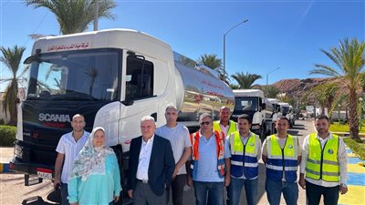 17 سيارة مجهزة لمياه الشرب والصرف الصحي استعدادًا لقمة شرم الشيخ للسلام