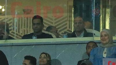 ييس توروب مدرب الأهلي الجديد يتابع مباراة منتخب مصر من مقصورة ستاد القاهرة
