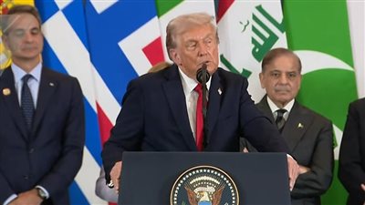 ترامب: منحي قلادة النيل شرف كبير أشكر الرئيس السيسي عليه كثيرًا 