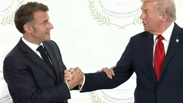 ترامب وماكرون