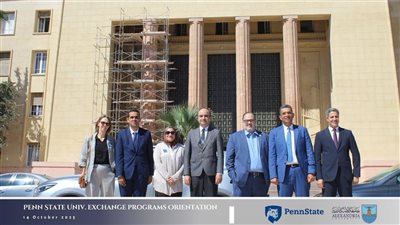 هندسة الإسكندرية تستقبل وفدًا من جامعة ولاية بنسلفانيا تمهيدًا لإطلاق برامج الدرجات المزدوجة