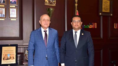 محافظ الأقصر يستقبل مفوض مجلس الدولة الجديد المستشار عبدالكريم الديب