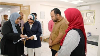 نائب محافظ الوادي الجديد تتابع التشطيبات النهائية بالمركز الإقليمي لتنمية قدرات العاملين بالجهاز الإداري