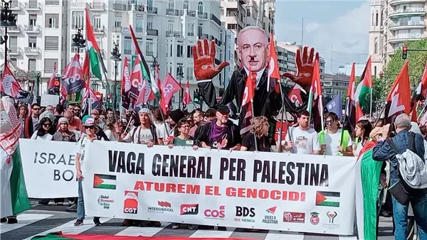 احتجاجات في فالنسيا