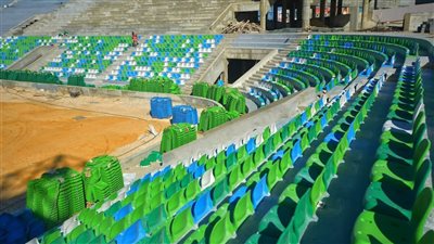 الرياضة: الانتهاء من الأعمال الإنشائية بـ ستاد المصري الجديد ببورسعيد واستكمال التشطيبات النهائية